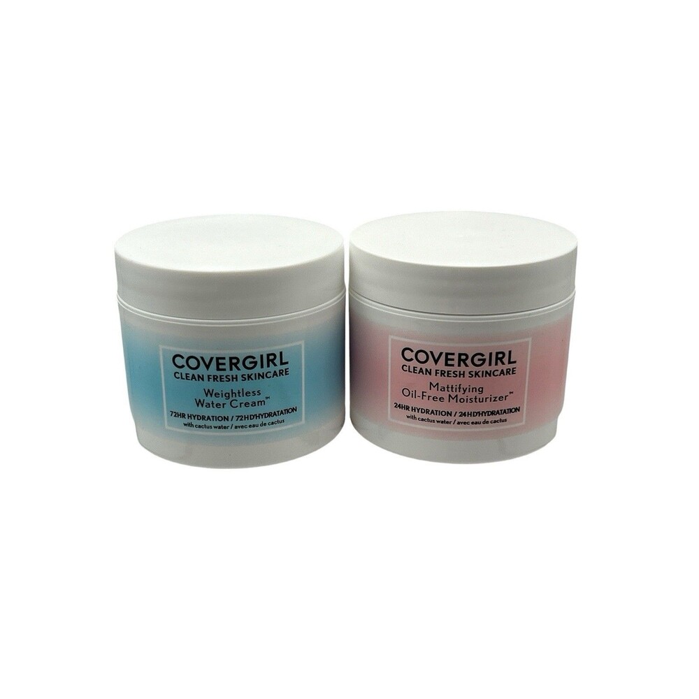 Covergirl Clean Fresh Skincare Set Weightless Water Cream Mattifying Moisturizer
